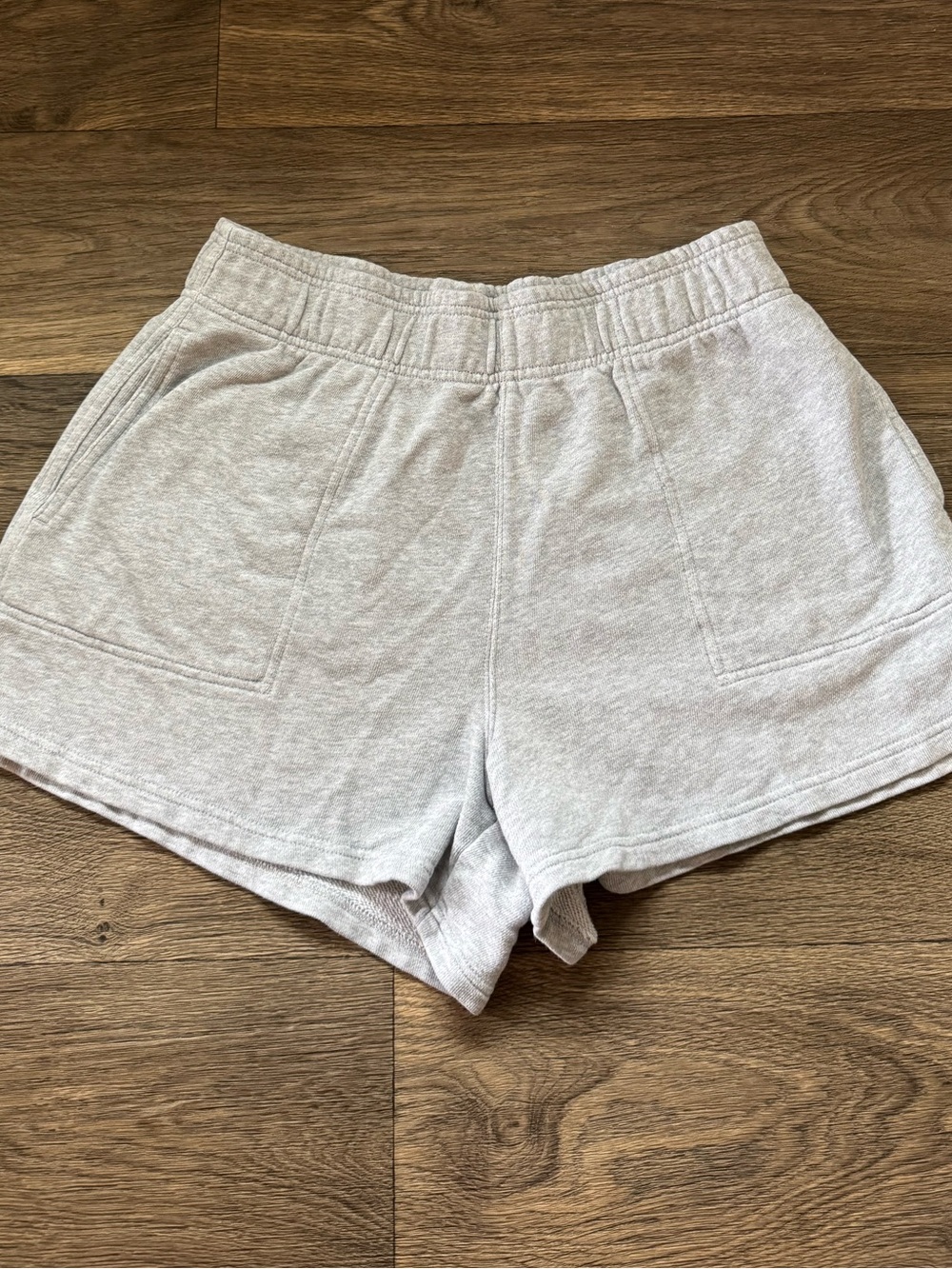 aerie Light Gray Athletic Lounge Shorts